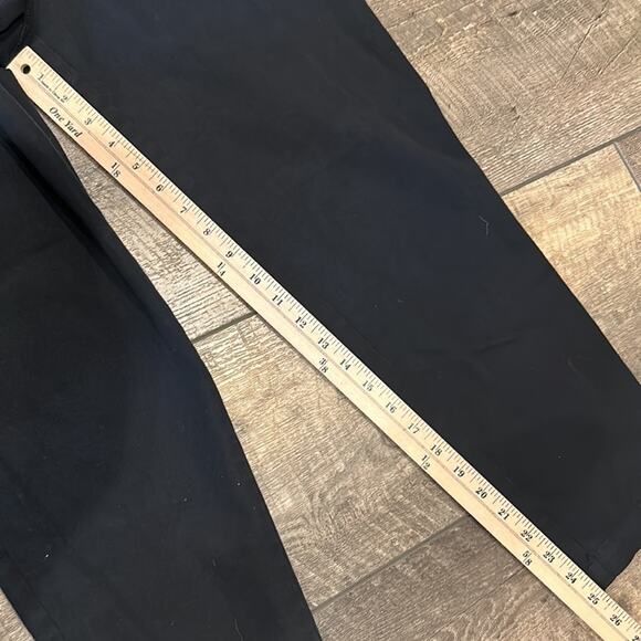 Eileen Fisher Women's Cotton Stretch Ankle Pants Black Size M - Picture 4 of 8